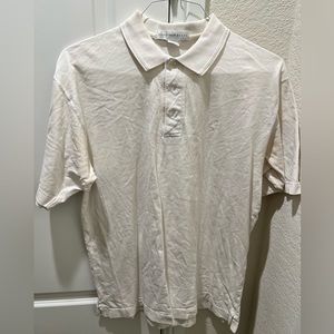 Geoffrey Beene White Polo - L